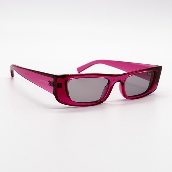 NEW SAINT LAURENT SL 553 003 UNISEX SUNGLASSES SL553 PINK GREY EYEWEAR - Picture 5 of 12